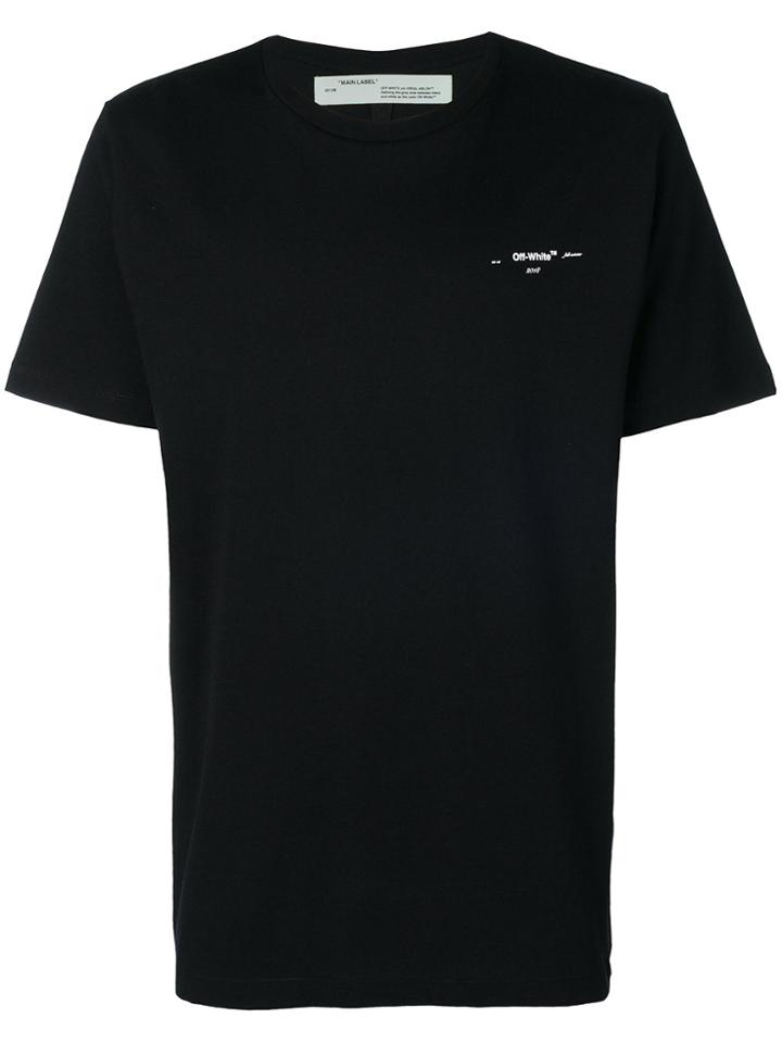 Off-white Back Print Logo T-shirt - Black