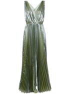 Maria Lucia Hohan Reva Deep V-neck Dress - Green