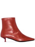 By Far Laura 50 Ankle Boots - Red