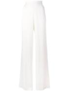 Etro - High Waist Palazzo Pants - Women - Acetate/viscose - 40, White, Acetate/viscose