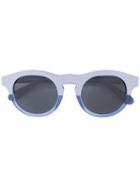 Retrosuperfuture - Boy Lamina Regular Sunglasses - Unisex - Acetate - 50, Grey, Acetate