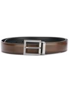 Salvatore Ferragamo Adjustable Reversible Classic Belt, Men's, Size: 115, Brown, Leather
