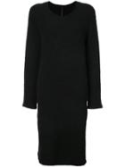 Forme D'expression Straight Fit Sweater Dress - Black