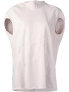 Rick Owens Drkshdw High Neck T-shirt, Women's, Size: Small, Pink/purple, Cotton