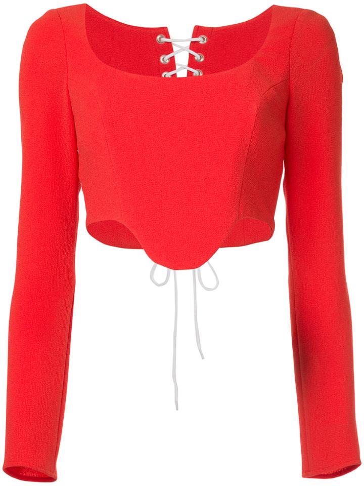 Strateas Carlucci Peak Corset - Red