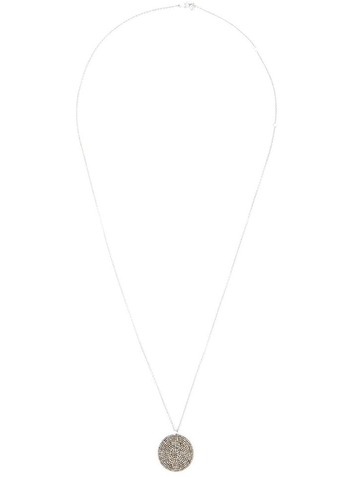 Astley Clarke Large 'icon' Diamond Pendant Necklace, Women's, Metallic