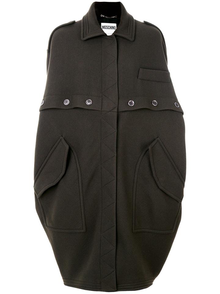 Moschino Oversized Trench - Brown