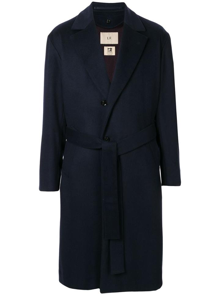 Loveless Longline Coat - Blue