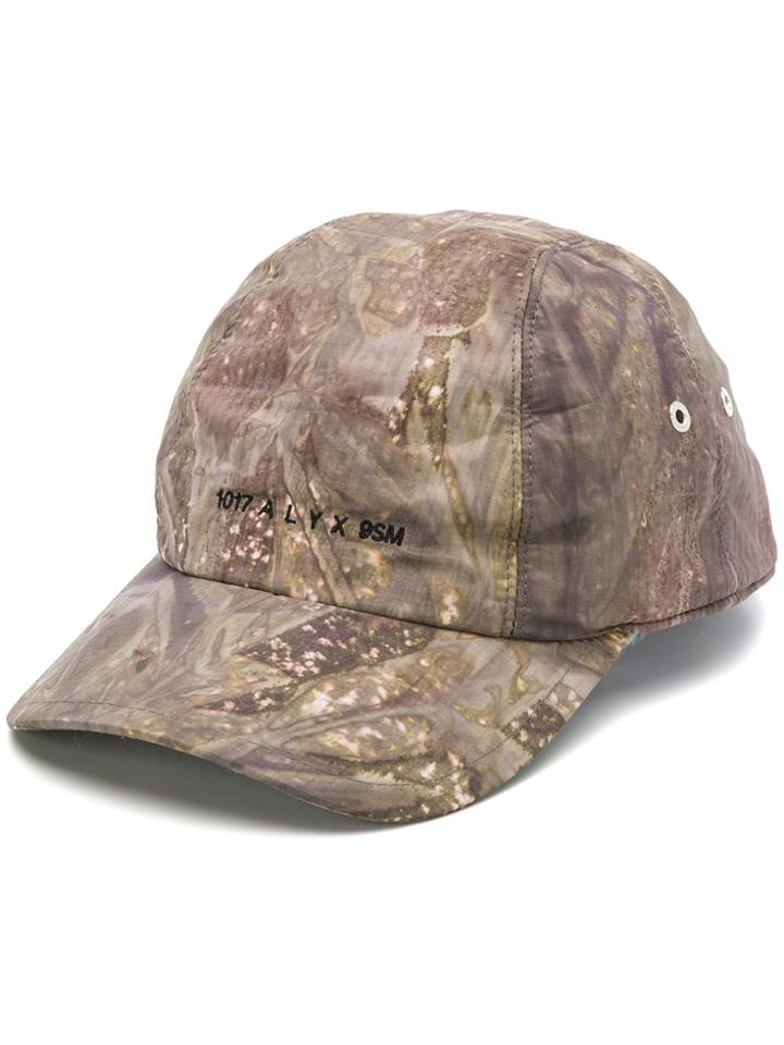 1017 Alyx 9sm Logo Embroidered Baseball Cap - Green