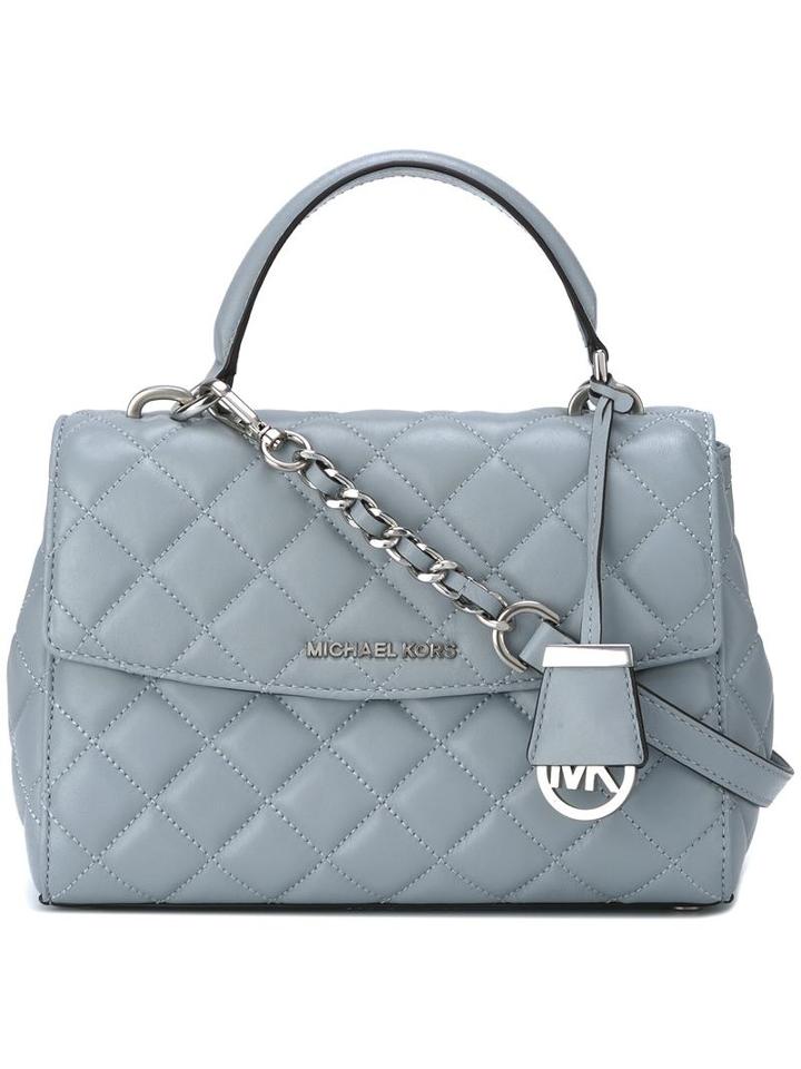 Michael Michael Kors 'ava' Tote, Women's, Blue, Leather
