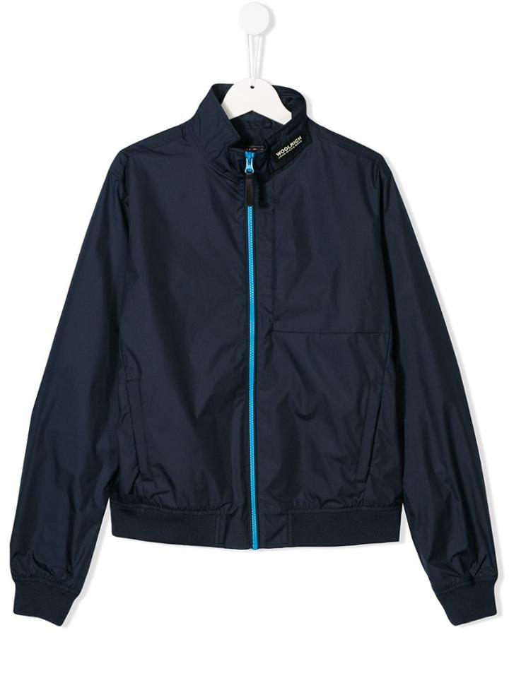 Woolrich Kids Teen Classic Rain Jacket - Blue