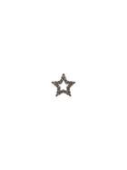 Rosa De La Cruz Diamond Encrusted Star Earring - Metallic