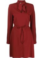 See By Chloé Tie Neck Dress - Brown
