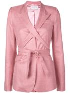 Gabriela Hearst Wrap-style Belted Jacket - Pink