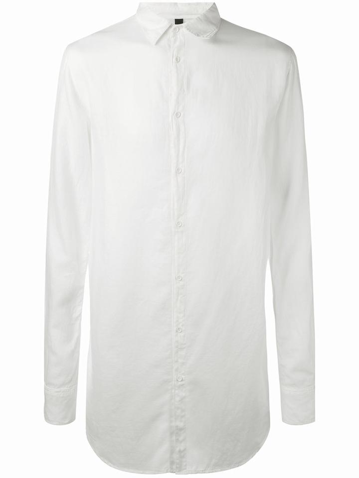 Poème Bohémien Elongated Shirt, Men's, Size: 46, Nude/neutrals, Cotton