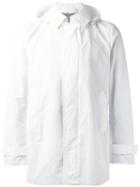 Herno - Collar Detail Hooded Jacket - Men - Polyamide/polyester - 54, White, Polyamide/polyester