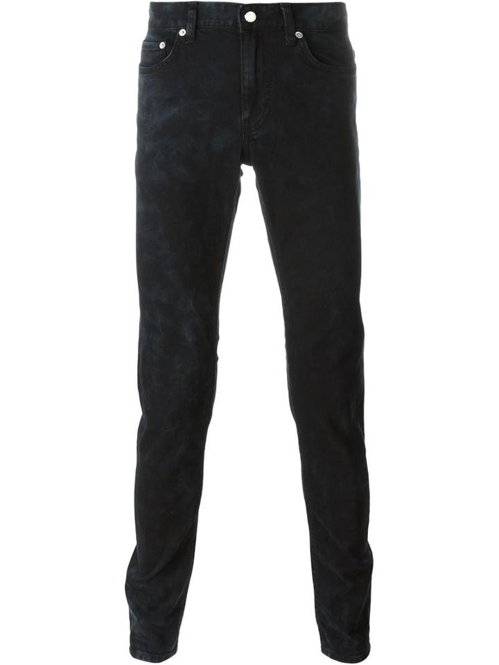 Blk Dnm Slim-fit Jeans, Men's, Size: 34, Black, Cotton/spandex/elastane