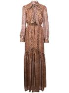 Rachel Zoe Leopard Print Dress - Nude & Neutrals