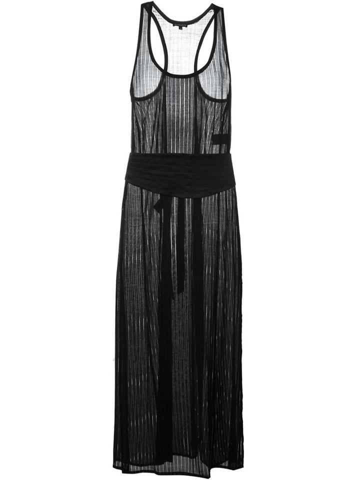 Ann Demeulemeester Sheer Long Party Dress