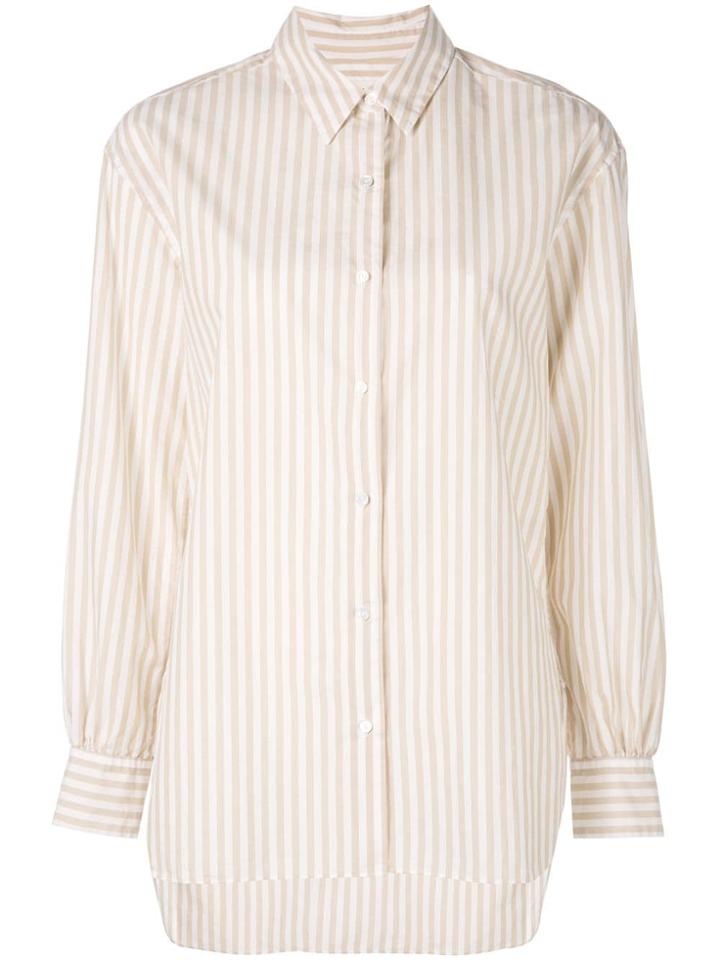Nili Lotan Classic Striped Shirt - Neutrals