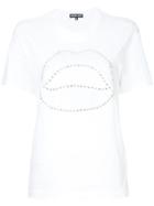 Markus Lupfer Lips Embellished T-shirt - White