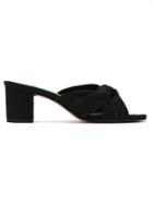 Blue Bird Shoes Leather And Cotton Nó Mules - Black
