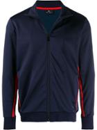 Ps Paul Smith Contrast Side Stripe Sweater - Blue