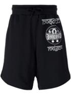 Moschino - Logo Track Shorts - Men - Cotton - S, Black, Cotton