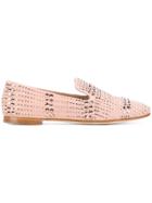 Giuseppe Zanotti Design Flat Studded Loafers - Pink