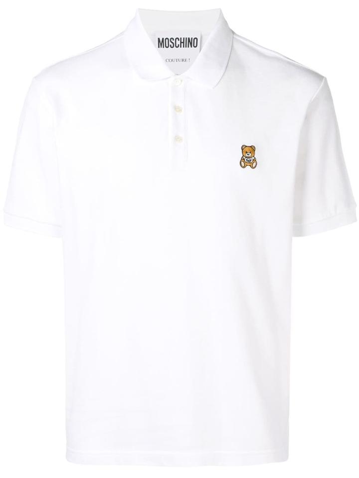 Moschino Teddy Beay Polo Shirt - White