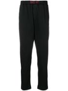 Low Brand Tapered Dropped Crotch Trousers - Black