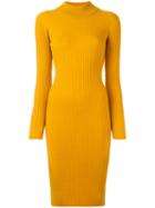 Vivetta Tamaro Dress, Women's, Size: 40, Yellow/orange, Acrylic/polyester/merino