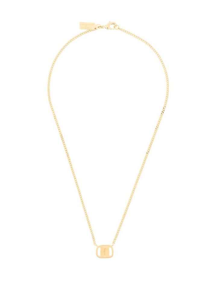 Salvatore Ferragamo Vara Pendant Necklace - Gold