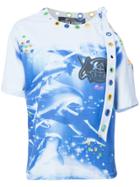 Opening Ceremony Circle Tie Shoulder Tee - Blue