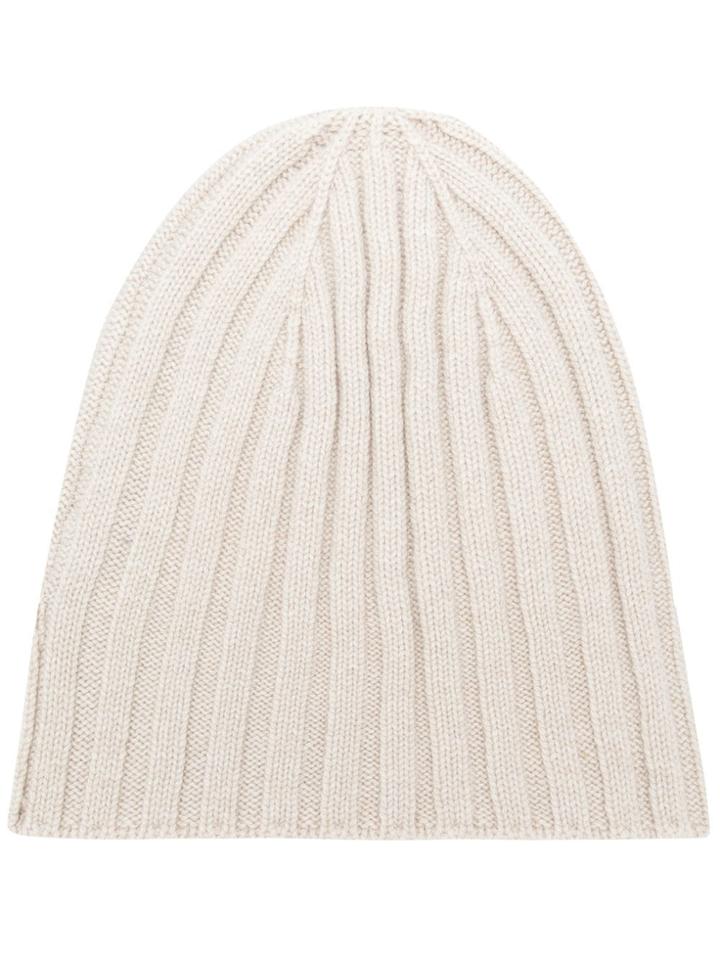 Cenere Gb Cashmere Beanie - Nude & Neutrals