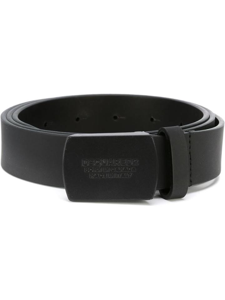 Dsquared2 Embossed Logo Buckle Belt
