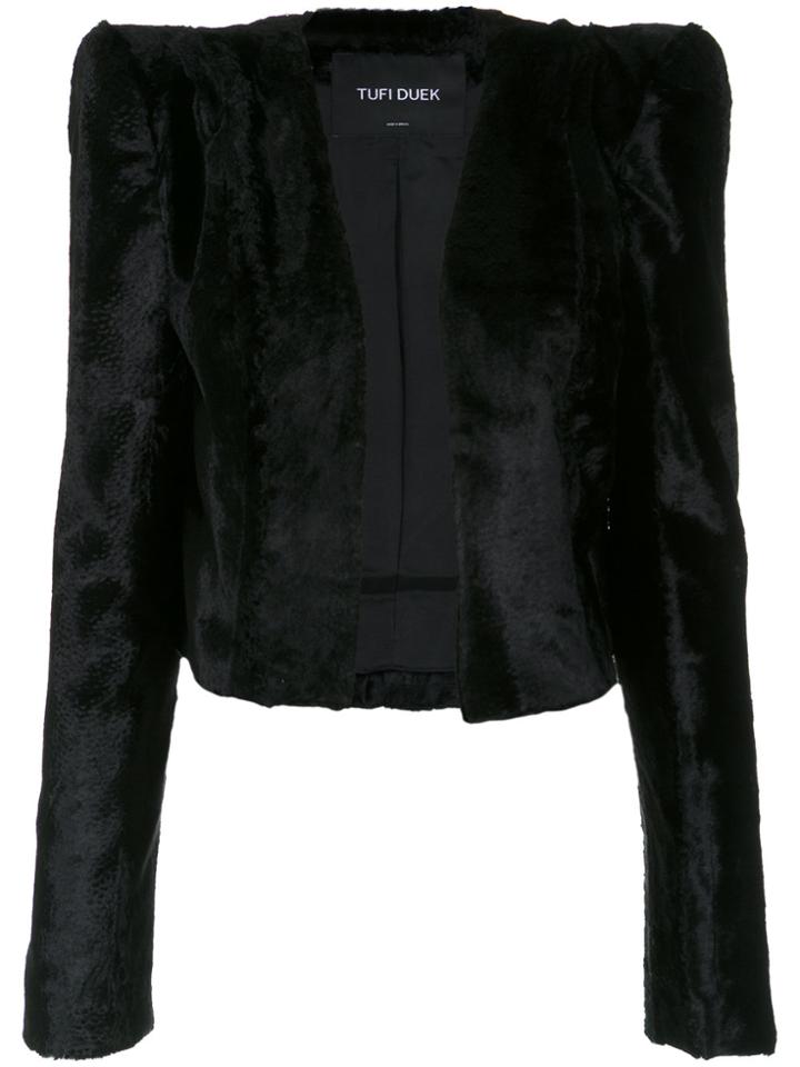 Tufi Duek Faux Fur Jacket - Black