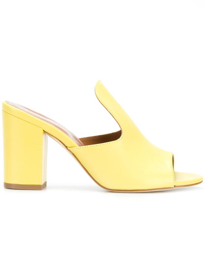 Paris Texas Classic Mules - Yellow & Orange