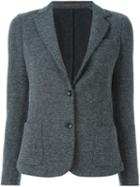 Eleventy Two Button Blazer, Women's, Size: 46, Grey, Polyamide/virgin Wool