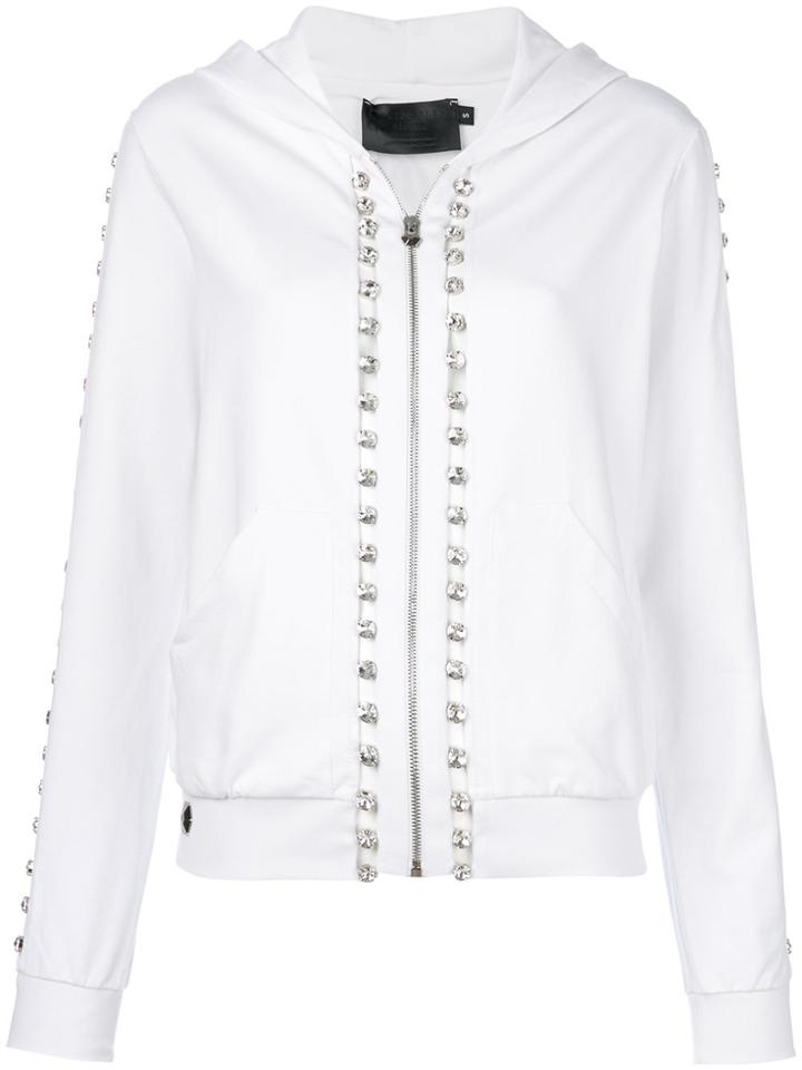 Philipp Plein Confident Hoodie - White