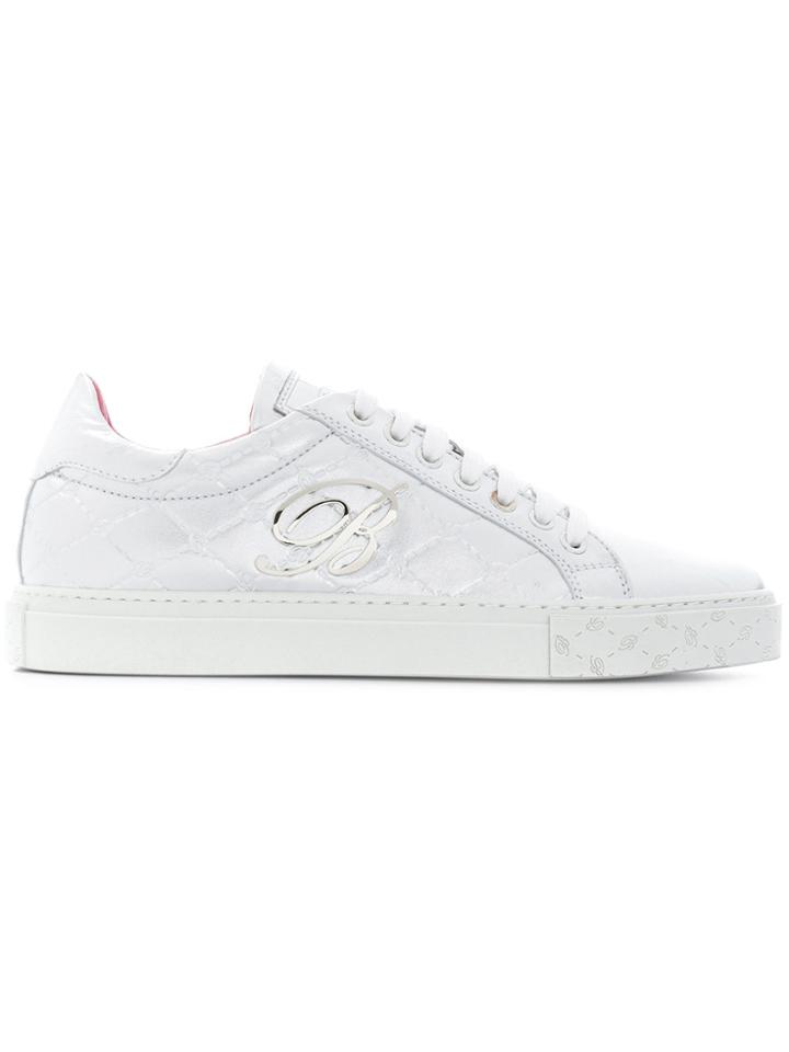 Blumarine Low Top Sneakers - Grey