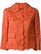 Dolce & Gabbana Floral Lace Jacket - Yellow & Orange