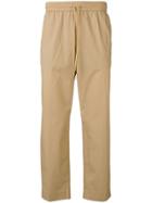 Kenzo Cropped Tapered Trousers - Neutrals
