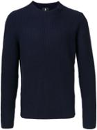 Kent & Curwen Ribbed Knit Jumper, Men's, Size: Xl, Blue, Cashmere/wool