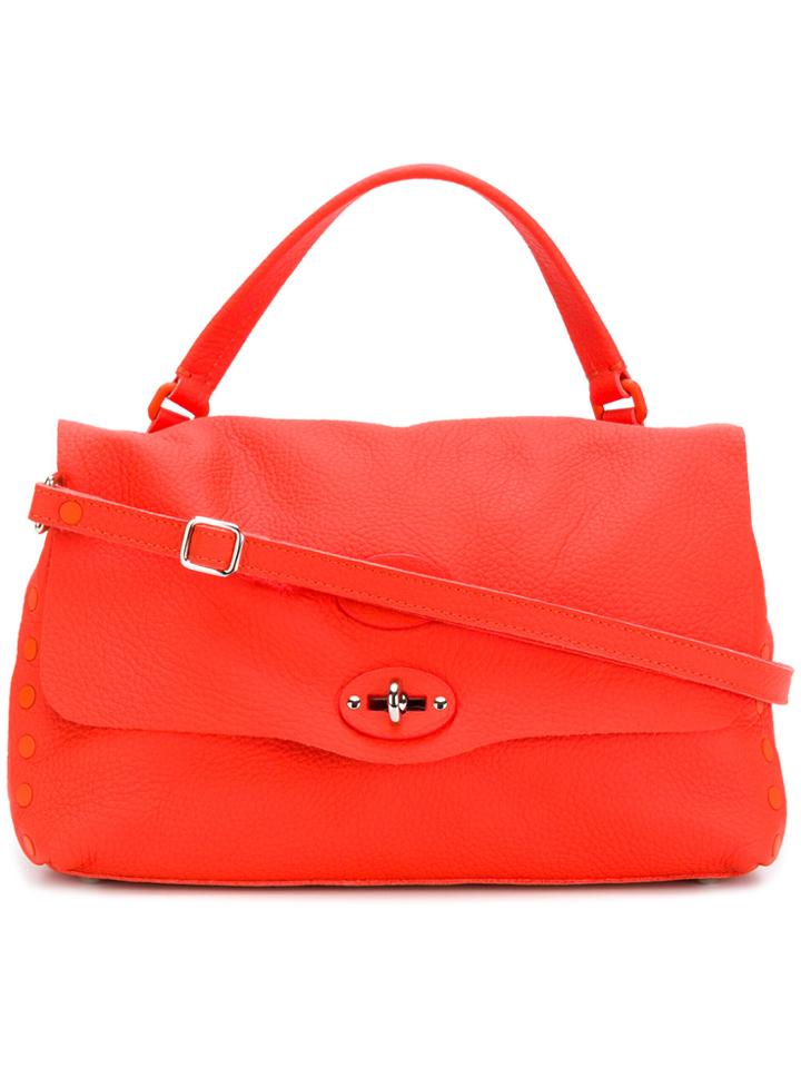 Zanellato Flip Lock Tote - Yellow & Orange
