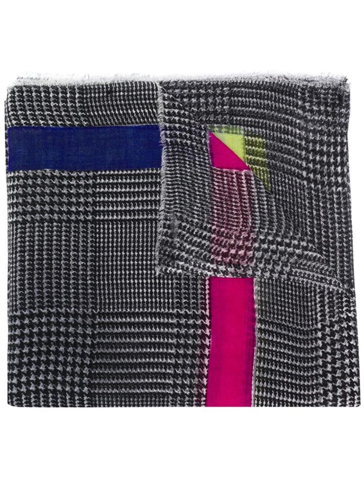 Faliero Sarti Patterned Scarf - Black