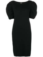 Fendi Vintage Short-sleeve Knitted Dress - Black