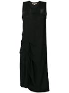 Comme Des Garçons Vintage Draped Sleeveless Dress - Black