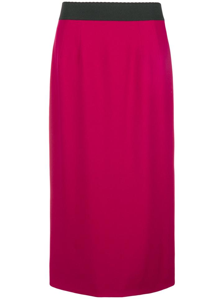 Dolce & Gabbana Cady Skirt - Pink & Purple