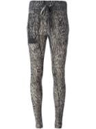 Haider Ackermann Animal Print Leggings